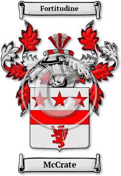 McCrate Family Crest Download (jpg) Legacy Series - 150 DPI
