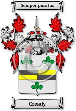Cready Family Crest Download (jpg) Legacy Series - 150 DPI