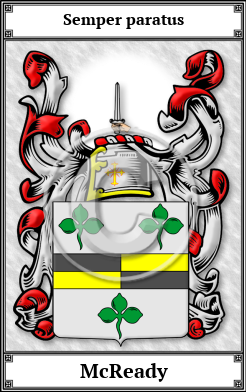 McReady Family Crest Download (JPG) Book Plated - 600 DPI