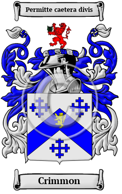 Crimmon Family Crest Download (JPG) Heritage Series - 600 DPI