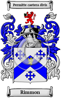 Rimmon Family Crest Download (JPG) Heritage Series - 600 DPI