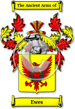 Ewes Family Crest Download (jpg) Legacy Series - 150 DPI