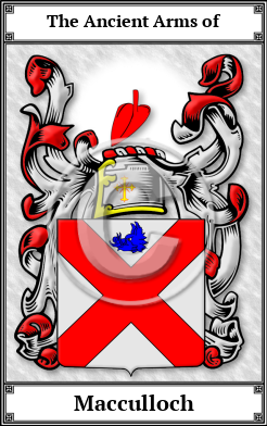 Macculloch Family Crest Download (JPG)  Book Plated - 150 DPI