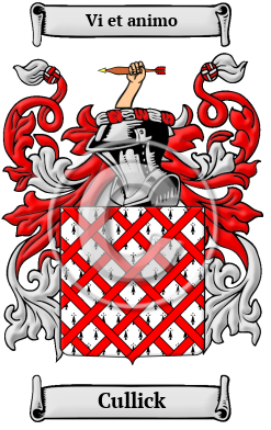 Cullick Family Crest/Coat of Arms