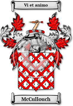 McCullouch Family Crest Download (jpg) Legacy Series - 150 DPI