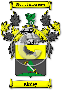 Kirdey Family Crest Download (jpg) Legacy Series - 150 DPI