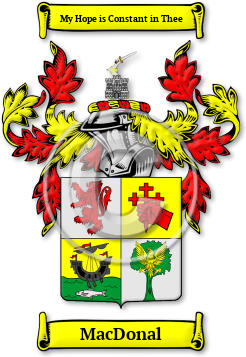 MacDonal Family Crest Download (jpg) Legacy Series - 150 DPI