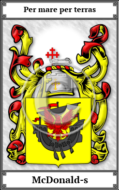 McDonald-s Family Crest Download (JPG)  Book Plated - 150 DPI