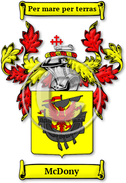 McDony Family Crest Download (JPG) Legacy Series - 600 DPI
