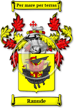 Ranude Family Crest Download (jpg) Legacy Series - 150 DPI