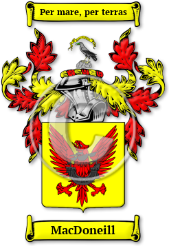 MacDoneill Family Crest Download (jpg) Legacy Series - 150 DPI