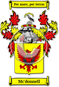 Mc'donnell Family Crest Download (jpg) Legacy Series - 150 DPI