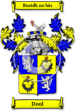 Dool Family Crest Download (JPG) Legacy Series - 600 DPI