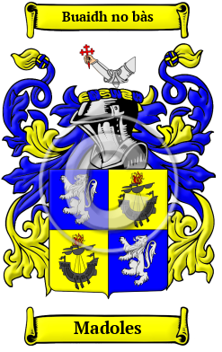 Madoles Family Crest Download (JPG) Heritage Series - 600 DPI