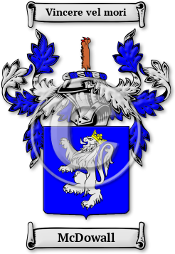 McDowall Family Crest Download (jpg) Legacy Series - 150 DPI