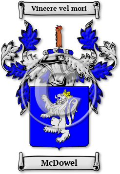 McDowel Family Crest Download (jpg) Legacy Series - 150 DPI