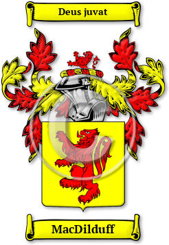 MacDilduff Family Crest Download (jpg) Legacy Series - 150 DPI