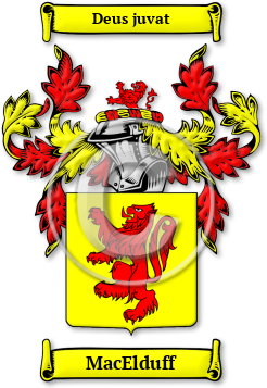 MacElduff Family Crest Download (jpg) Legacy Series - 150 DPI