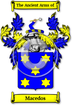 Macedos Family Crest Download (jpg) Legacy Series - 150 DPI
