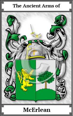 McErlean Family Crest Download (JPG) Book Plated - 600 DPI