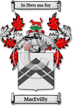 MacEvilly Family Crest Download (jpg) Legacy Series - 150 DPI