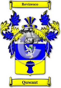 Quwant Family Crest Download (jpg) Legacy Series - 150 DPI