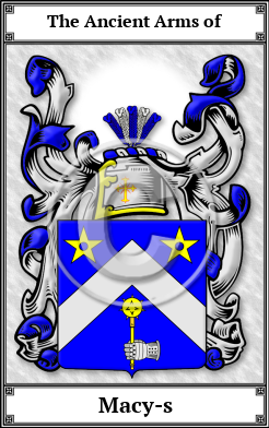 Macy-s Family Crest Download (JPG) Book Plated - 600 DPI