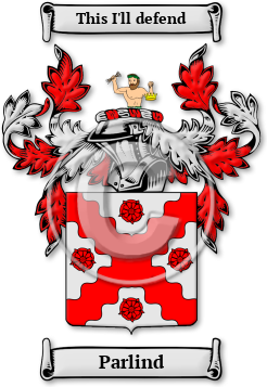 Parlind Family Crest Download (jpg) Legacy Series - 150 DPI
