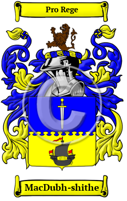 MacDubh-shithe Family Crest Download (JPG) Heritage Series - 300 DPI
