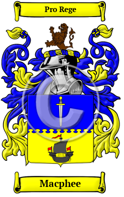 Macphee Name Meaning, Family History, Family Crest & Coats of Arms