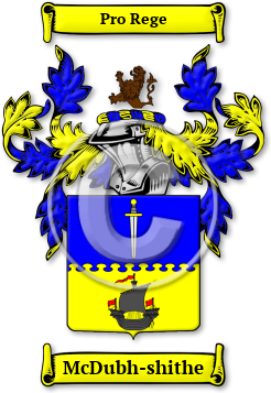 McDubh-shithe Family Crest Download (JPG) Legacy Series - 600 DPI