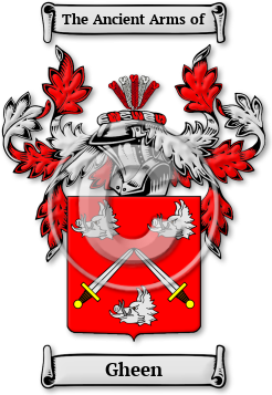 Gheen Family Crest Download (jpg) Legacy Series - 150 DPI