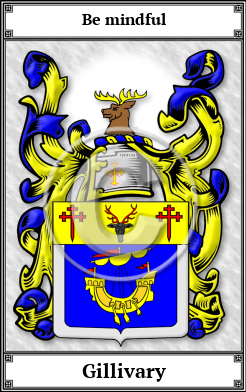 Gillivary Family Crest Download (JPG)  Book Plated - 150 DPI