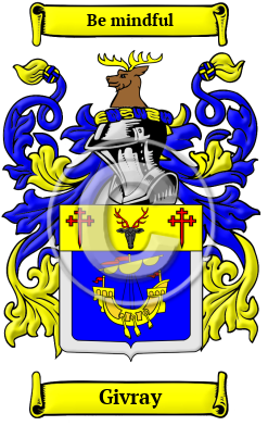 Givray Family Crest Download (jpg) Heritage Series - 150 DPI