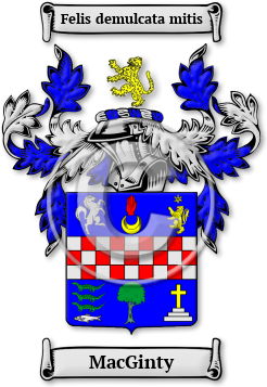 MacGinty Family Crest Download (jpg) Legacy Series - 150 DPI