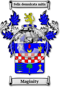 Maginity Family Crest Download (jpg) Legacy Series - 150 DPI