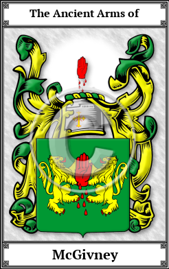 McGivney Family Crest Download (JPG) Book Plated - 600 DPI