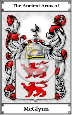 McGlynn Family Crest Download (JPG) Book Plated - 600 DPI