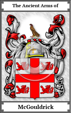 McGouldrick Family Crest Download (JPG)  Book Plated - 150 DPI