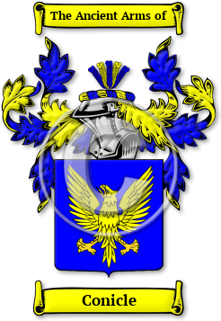 Conicle Family Crest Download (jpg) Legacy Series - 150 DPI