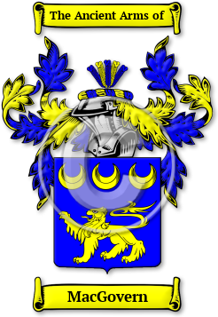 MacGovern Family Crest Download (jpg) Legacy Series - 150 DPI