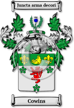Cowins Family Crest Download (JPG) Legacy Series - 600 DPI