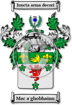 Mac a'ghobhainn Family Crest Download (jpg) Legacy Series - 150 DPI