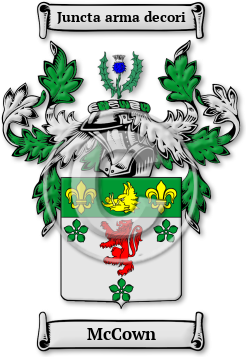 McCown Family Crest Download (jpg) Legacy Series - 150 DPI