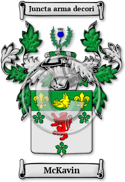 McKavin Family Crest Download (jpg) Legacy Series - 150 DPI