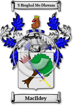 MacIldey Family Crest Download (jpg) Legacy Series - 150 DPI
