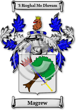 Magrew Family Crest Download (jpg) Legacy Series - 150 DPI