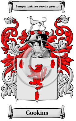 Gookins Family Crest/Coat of Arms
