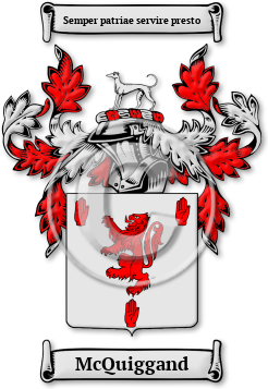 McQuiggand Family Crest Download (jpg) Legacy Series - 150 DPI