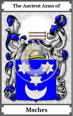 Maches Family Crest Download (JPG)  Book Plated - 150 DPI